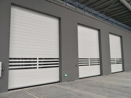 TM-D04 Alaşım Yüksek Hızlı Yuvarlak Yüksek Hızlı Rollu Kapak Spiral Güvenlik Depo Kapısı