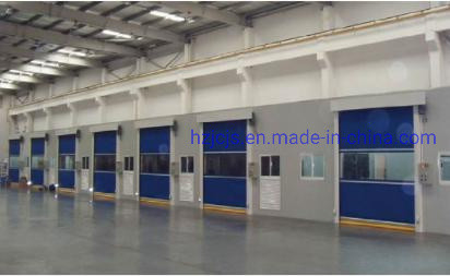 Alüminyum Alaşım JTM-D03 Hızlı yuvarlama ve kapak Spiral Depo Rüzgar Kalkanı Otomatik Kapı