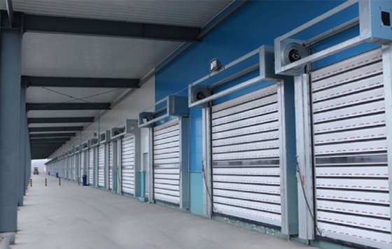 300.000kg Brüt Ağırlık Alüminyum Alaşım Depo için Hızlı Dolaşım Spiral Güvenlik Kapısı