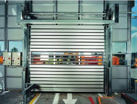 Koruma Sınıfı IP55 Depo Güvenliği İçin Hızlı Yuvarlanma Alloy Roller Shutter Kapısı