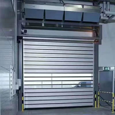 Özellik Gri Alüminyum Alaşımı Depo Güvenliği için Hızlı Dolaşım ve Kapama Kapısı