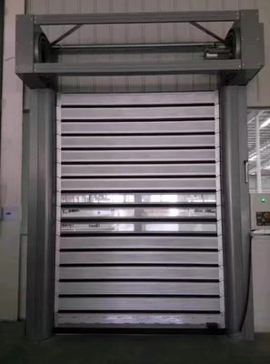 Max Size W8000mm*H8000mm Alüminyum Alaşım Hızlı Eylemli Spiral Güvenlikli Garaj Kapısı