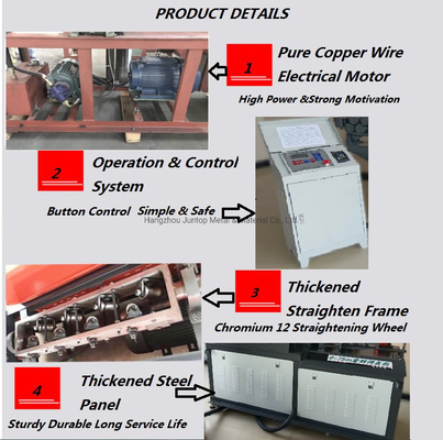 ISO9001 Sertifikasıyla Küçük Deformasyon Prensibi Yuvarlak Çubuk Düzleştirme Makinesi